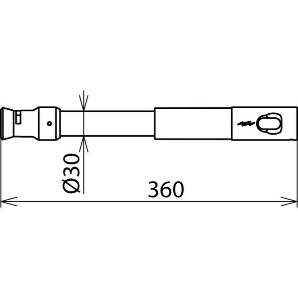 Operating head up to 36kV 50Hz T pin shaft with plug-in coupling L 360 image 2