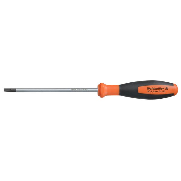 Slotted screwdriver, Blade thickness (A): 0.8 mm, Blade width (B): 4.5 image 1