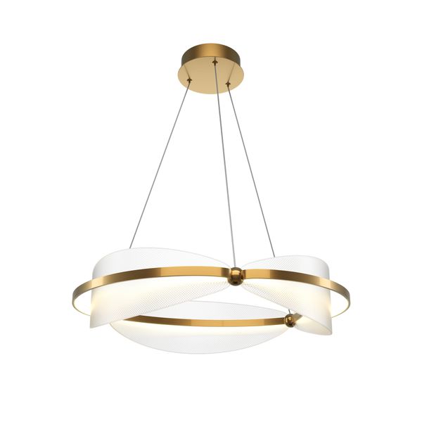 Modern Breeze Pendant lamp Brass image 1