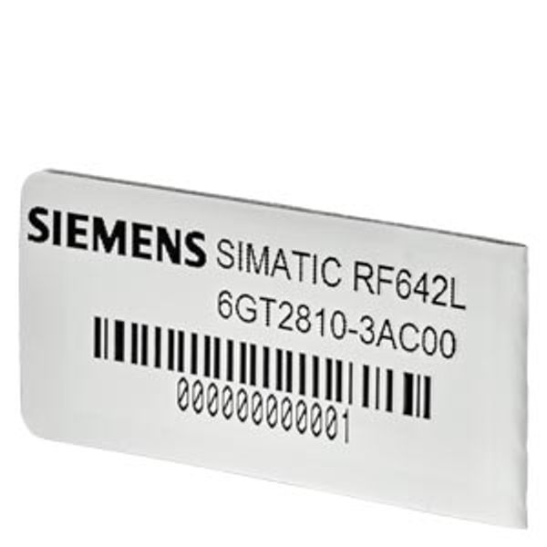 SIMATIC RF635L SmartLabel half-carton white 74x207.4 mm ISO 18000-6C EPC Class 1 Gen 2 frequency 860 to 960 MHz chip type Impinj Monza 4i 256-bit (32 image 1