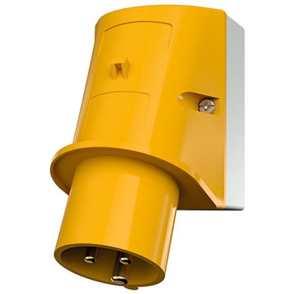 Wall mounted inlet, 32A3p4h110V, IP44 image 2