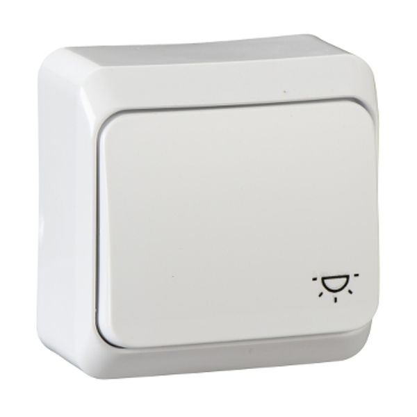 PRIMA - 1pole pushbutton - 10A, light symbol, white image 2