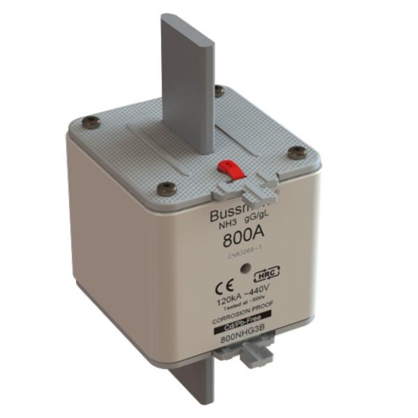 Fuse-link, low voltage, 400 A, AC 500 V, NH3, gL/gG, IEC, dual indicator image 3