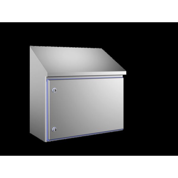 HD Compact enclosure, WHD: 610x430(H1)x601(H2)x300 mm, Stainless steel 1.4301 image 2