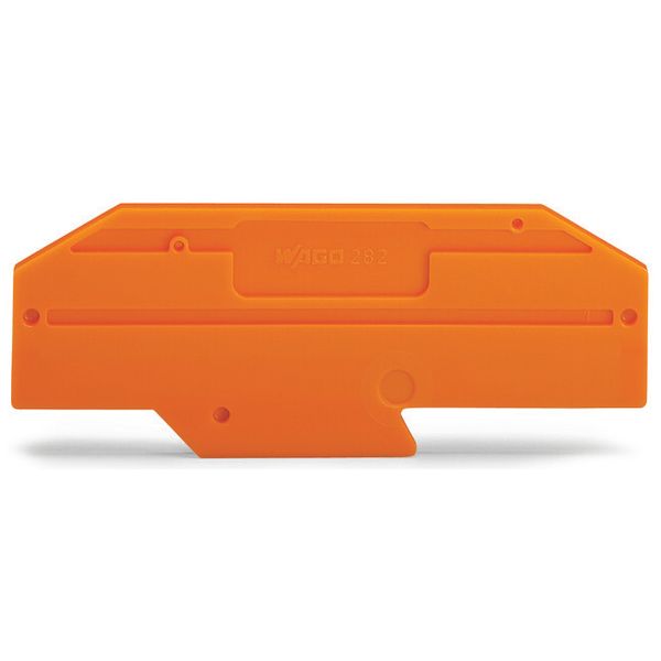 End plate 2 mm thick orange image 1