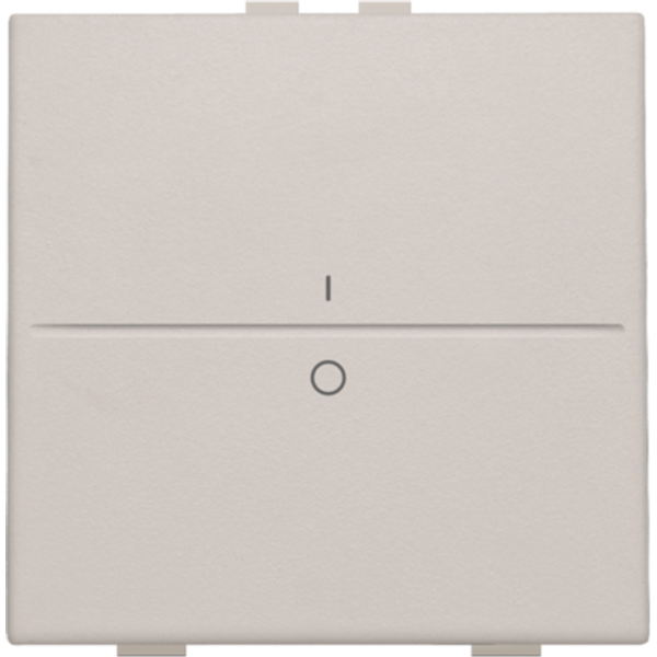 Single key with 'I' and '0' symbols for wireless switch or push button image 1