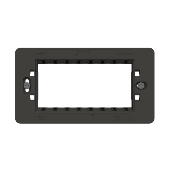 Z2474.91 Mounting grid - 1-gang / 4M - Plastic image 1