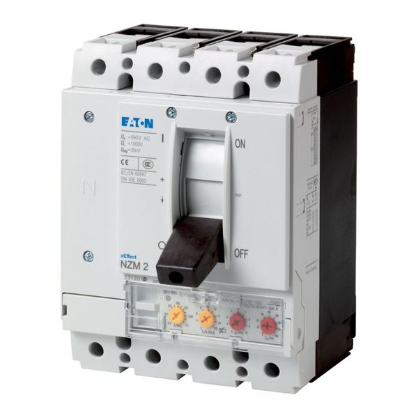 Circuit-breaker, 4p, 160A, 100A in 4th pole image 6