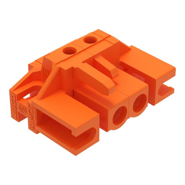 THT female header angled Pin spacing 5.08 mm orange image 6