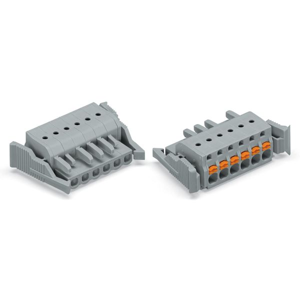 2231-107/037-000 1-conductor female connector; push-button; Push-in CAGE CLAMP® image 4