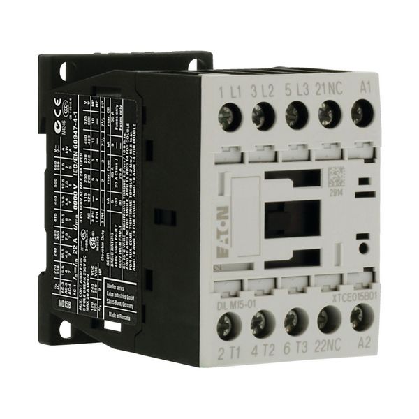 Contactor, 3 pole, 380 V 400 V 7.5 kW, 1 NC, 12 V DC, DC operation, Screw terminals image 10