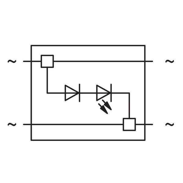 Component plug 2-pole LED (red) gray image 4