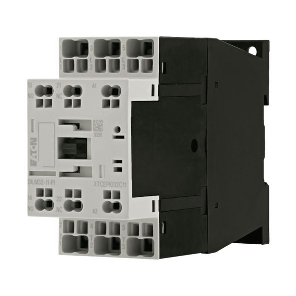 Contactor, 3 pole, 380 V 400 V 15 kW, 1 N/O, 1 NC, 230 V 50/60 Hz, AC operation, Push in terminals image 5