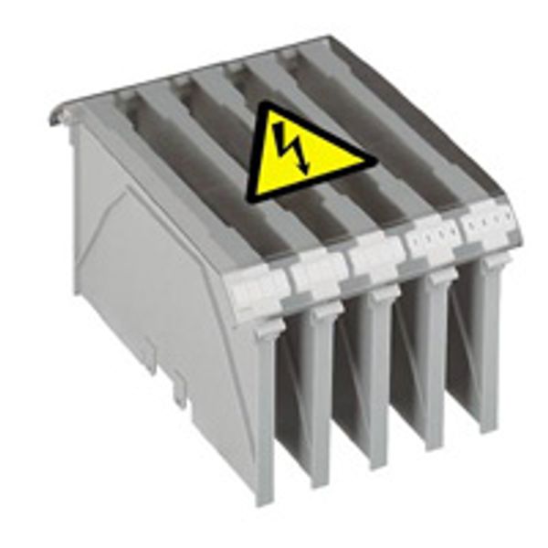 Protective cover Viking 3 - for 3 or 4 power terminal block - pitch 46 or 34 image 1