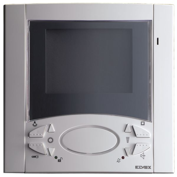 Due Fili wall-mounted monitor, white image 1