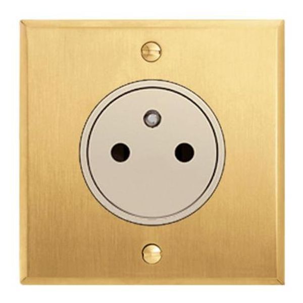 Art d'Arnould univers Memory power socket 2P+E Surface 16A 250V - brushed gold image 1