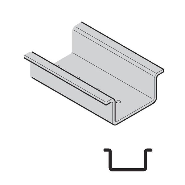 NON DRILLED DIN RAIL OMEGA TYPE 35X15 image 4