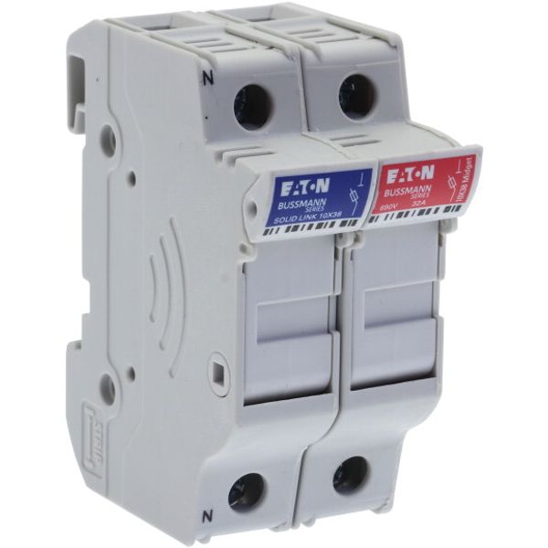 Fuse-holder, LV, 32 A, AC 690 V, 10 x 38 mm, 1P+N, UL, IEC, DIN rail mount image 6