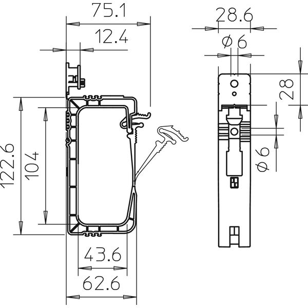 2031 40 SP Grip collecting clamp  40x NYM3x1,5 image 2