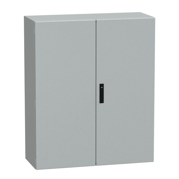 Spacial CRNG plain door w/o mount.plate. H1200xW1000xD400 IP55 IK10 RAL7035 image 1