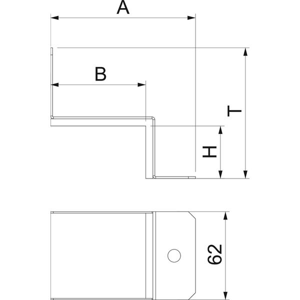 BSKM-VE 0407 RW Connector with seal for corner mounting 40x70 image 2