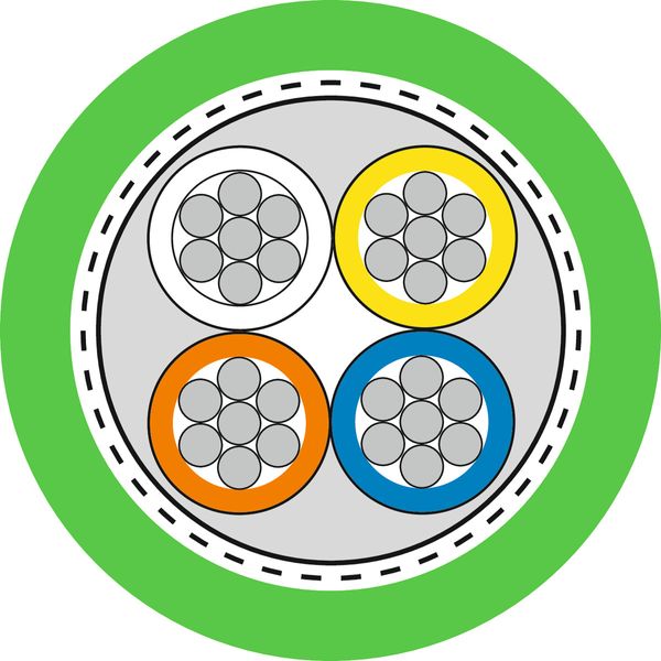 ETHERLINE Y CAT.5e BK 2x2xAWG22/7 image 1