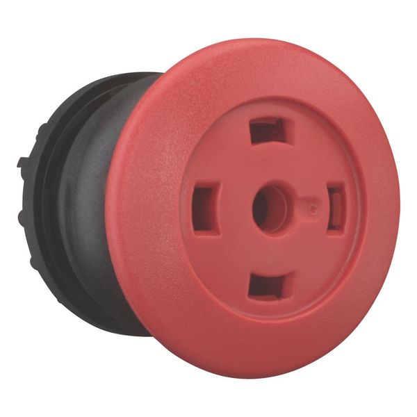 Mushroom actuator, RMQ-Titan, Mushroom, momentary, Mushroom red, Without button plate, Bezel: black image 10