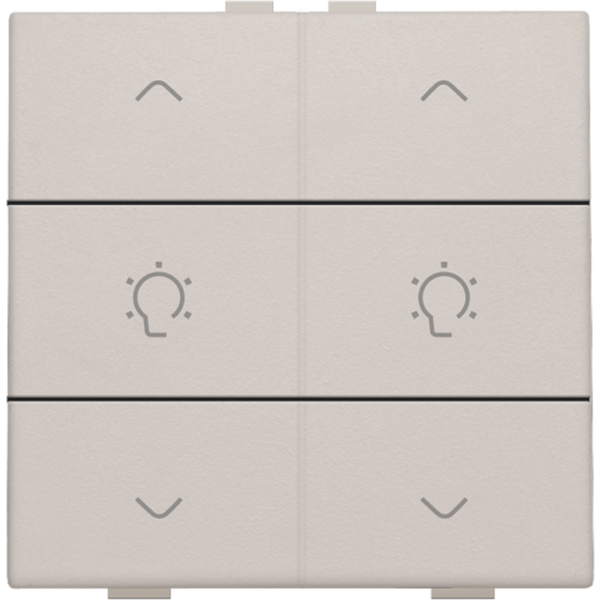 Double dimming control for Niko Home Control, light grey image 2