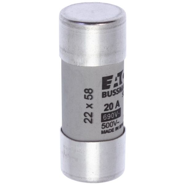 Fuse-link, LV, 20 A, AC 690 V, 22 x 58 mm, gL/gG, IEC image 3