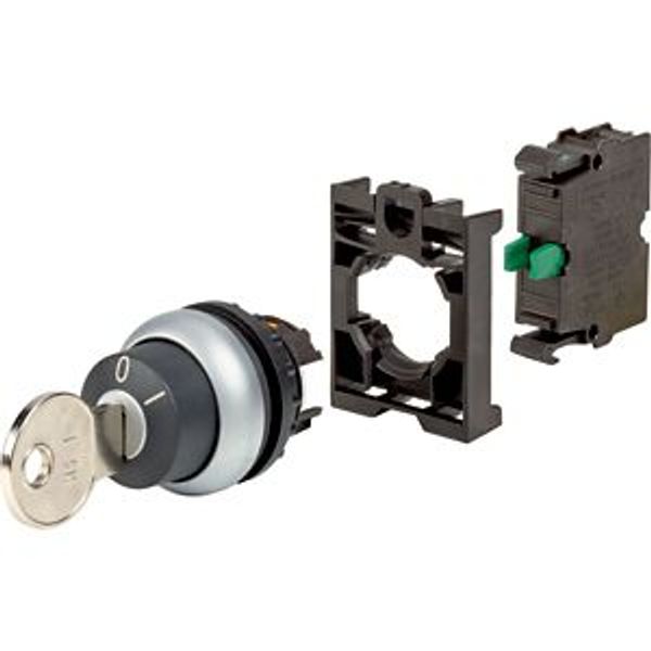 Key-operated actuator, RMQ-Titan, momentary, 2 positions, 1 NO image 2