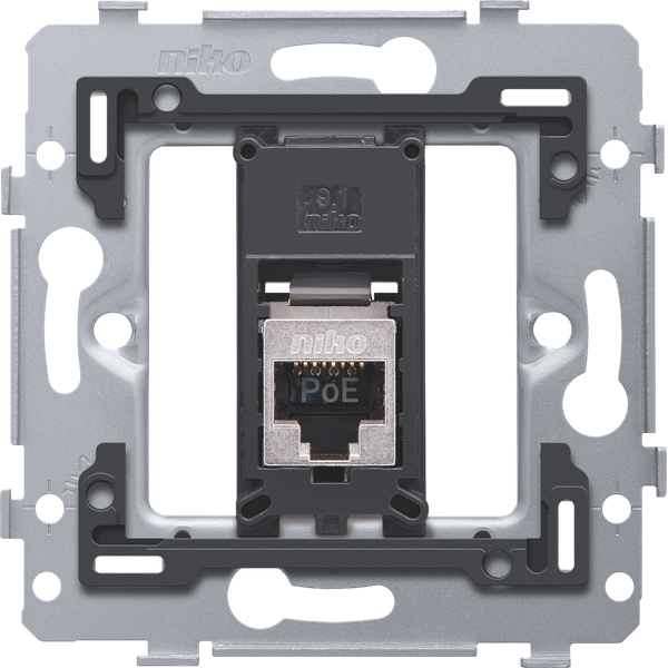 1 RJ45 connection STP Cat. 5E, PoE++ ready, flat model, incl. base 71 image 1