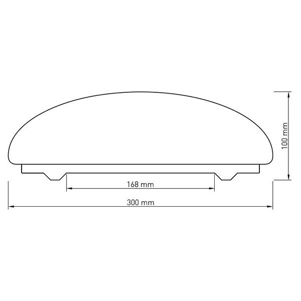 Venus 300 LED Wall- & ceiling lumin, 17W, 3000K, IP44 RA 80+ image 5