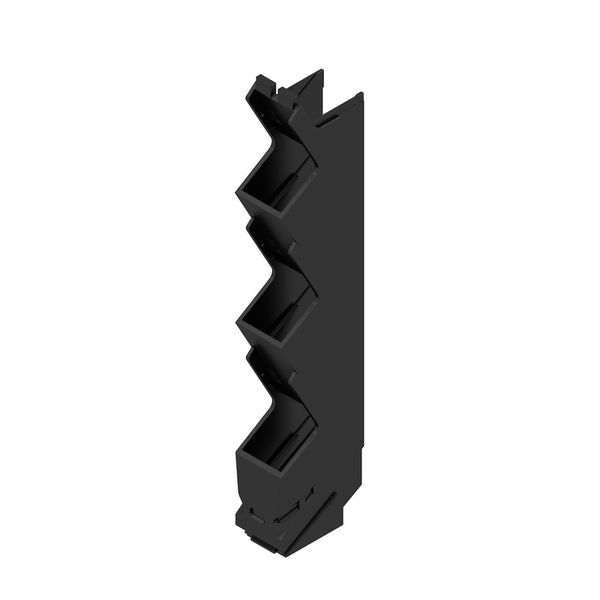 Side element, IP20 in installed state, Plastic, black, Width: 12.5 mm image 3