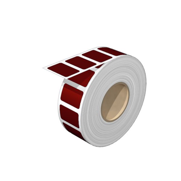 Device marking, halogen-free, Self-adhesive, 27 mm, Polyester, red image 1