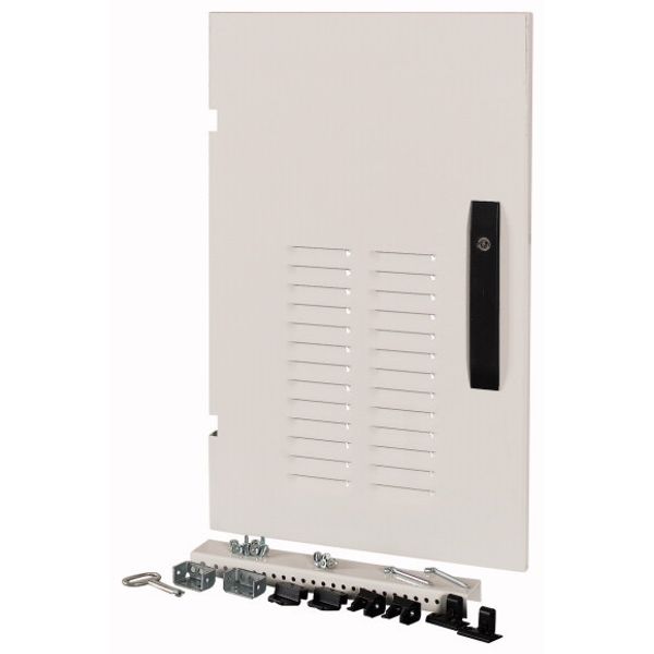 Device area door, ventilated, IP42, left, HxW=600x425mm, grey image 1