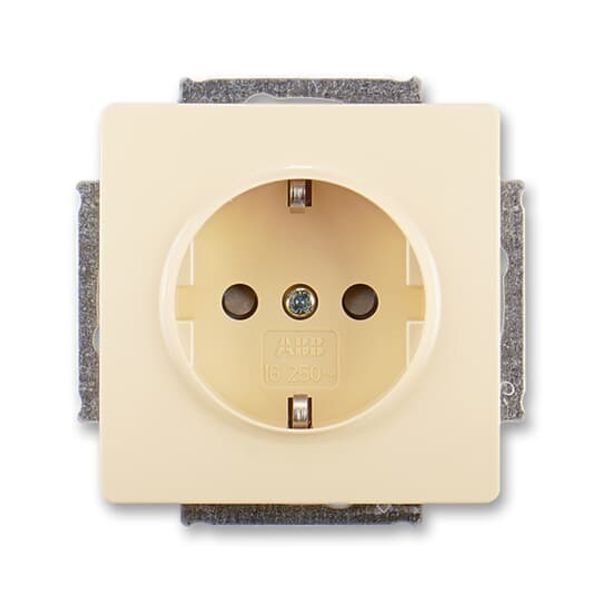 5518G-A03459 C1 Socket outlet with earthing contacts, shuttered image 1