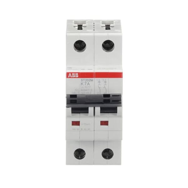 ST202M-K7 Miniature Circuit Breaker - 2P - K - 7 A image 1