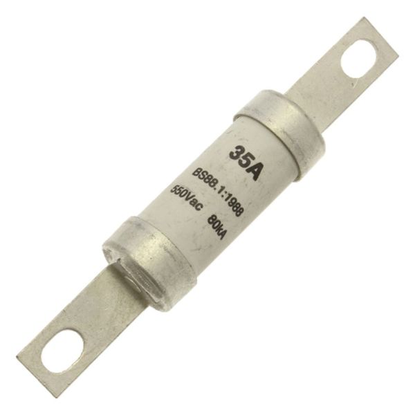 Fuse-link, low voltage, 35 A, AC 500 V, DC 250 V, BS88, 21 x 114 mm, gL/gG, BS image 7