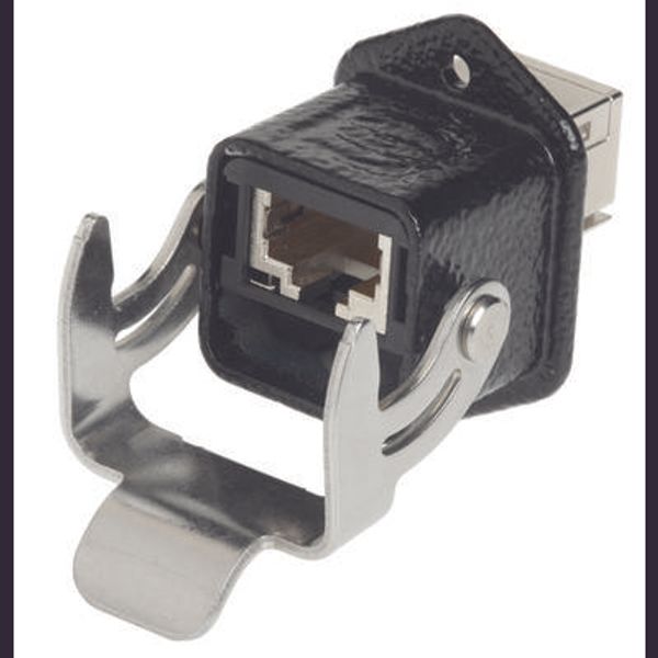 RJI Han 3A RJ45 PFT Cat6A met. M-version image 1