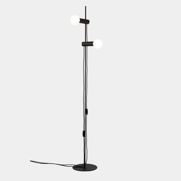 Floor lamp Nude E27 E27 30W Black image 1