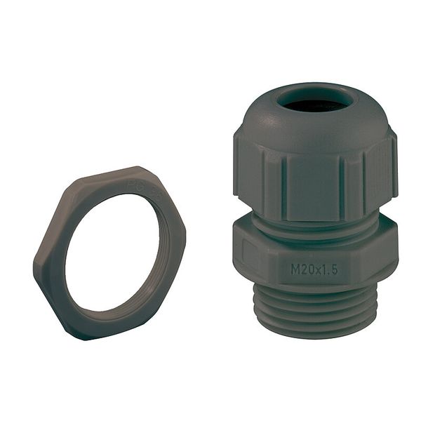 Cable gland, M16, deep black, Type of protection IP68 image 1