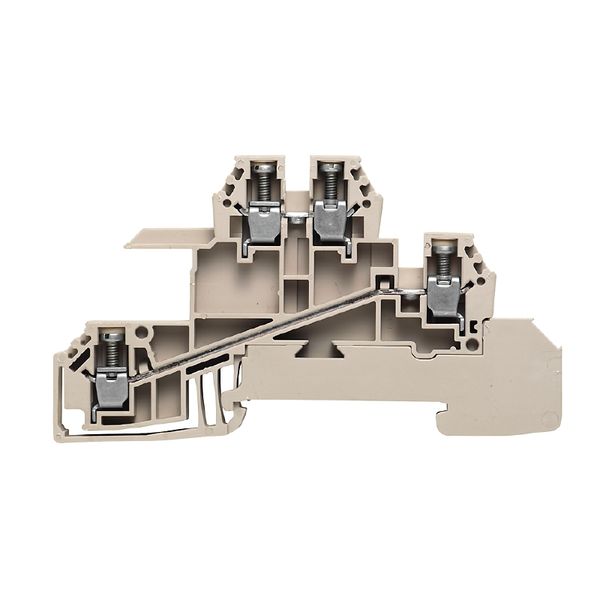 Multi level installation terminal block, Screw connection, 2.5 mm², 40 image 1