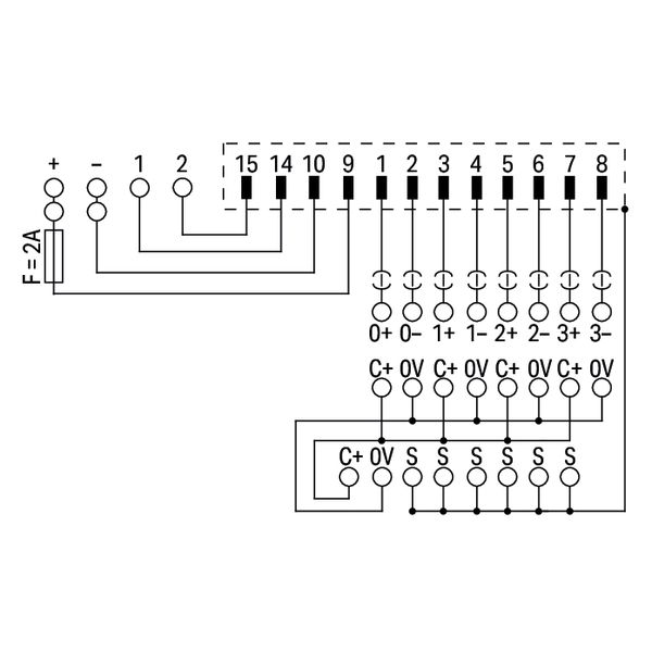 Interface module for system wiring with solder pin Male connector image 6