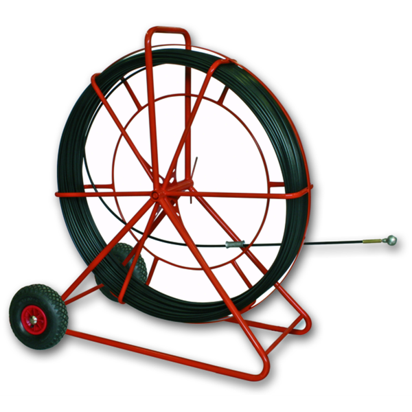 Cable pulling device KING 300m with wheels image 1