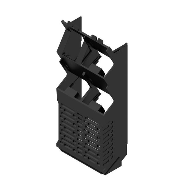 Side element, IP20 in installed state, Plastic, black, Width: 45.3 mm image 1