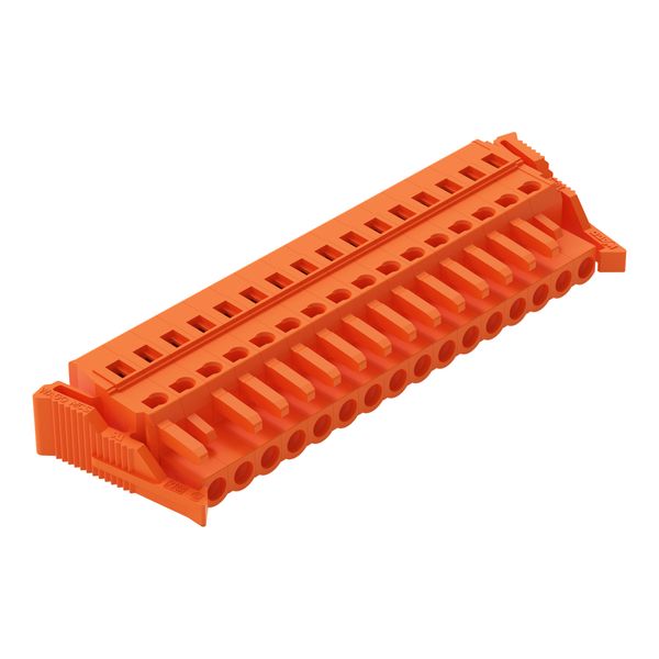 1-conductor female connector CAGE CLAMP® 2.5 mm² orange image 2