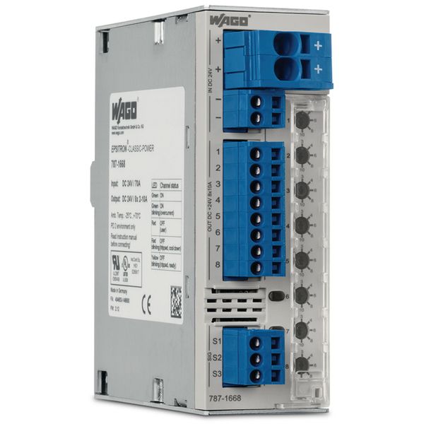 Electronic circuit breaker 8-channel 24 VDC input voltage image 4