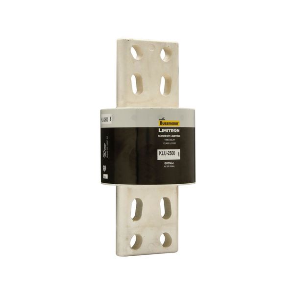 Eaton Bussmann series KLU fuse, 600V, 2500A, 200 kAIC at 600 Vac, Non Indicating, Current-limiting, Time Delay, Bolted blade end X bolted blade end, Class L, Bolt image 14