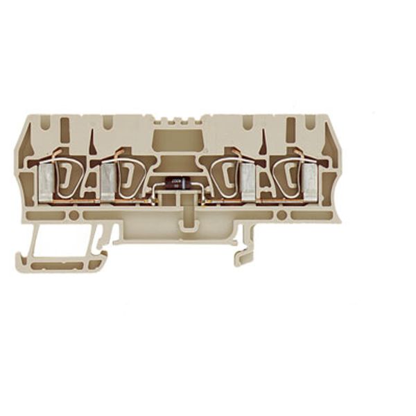 Component terminal block, Tension-clamp connection, 2.5 mm², 400 V, 0. image 1
