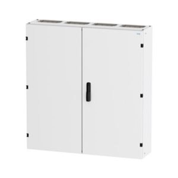 Wall-mounted enclosure EMC2 empty, IP55, protection class II, HxWxD=1100x1050x270mm, white (RAL 9016) image 1